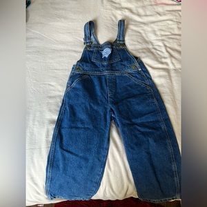 Guess Dark Jean Overalls Size 4Y